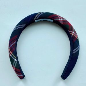 Hill House Home Alice Headband- Navy Tartan
